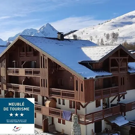 Daire T2 Meuble Tourisme 3 Etoiles, Pied Des Pistes-parking Prive Avec Balcon Et Superbe Vue *